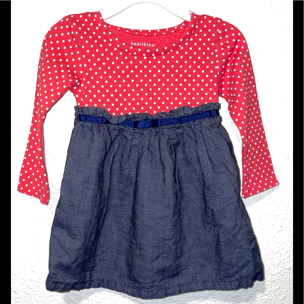 healthtex Baby Girl Dress W/Matching Bloomers Size 12 Months
